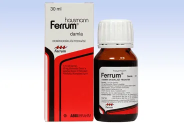 FERRUM HAUSMANN 50 MG/ML DAMLA COZELTI kutusu. Demir iii hidroksit içeren çözelti. Üretici: ABDİ İBRAHİM İLAÇ SANAYİ VE TİCARET A.Ş.