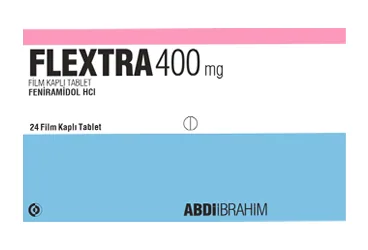 FLEXTRA 400 MG 24 FILM KAPLI TABLET (24 TABLET) ambalajı, film kaplı tablet formunda feniramidol hcl içerir. Üretici: ABDİ İBRAHİM İLAÇ SANAYİ VE TİCARET A.Ş.