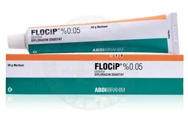 FLOCIP %0.05 MERHEM (diflorazon) kutu fotoğrafı, merhem. Üretici: ABDİ İBRAHİM İLAÇ SANAYİ VE TİCARET A.Ş.
