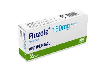 FLUZOLE 150 MG 2 KAPSUL (flukonazol) ürün ambalajı, kapsül. Üretici: BİOFARMA İLAÇ SANAYİ VE TİCARET A.Ş.