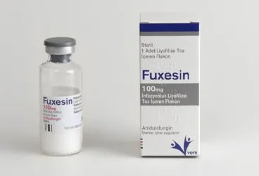 FUXESIN 100 MG INFUZYONLUK LIYOFILIZE TOZ ICEREN 1 FLAKON ambalajı, flakon formunda anidulafungin içerir. Üretici: VEM İLAÇ SAN. VE TİC. ANONİM ŞİRKETİ.