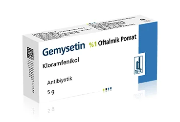GEMYSETIN SUKSINAT 1 G I.M./I.V. ENJEKSIYONLUK COZELTI HAZIRLAMAK ICIN LIYOFILIZE TOZ (1 FLAKON) ürün ambalajı, çözelti formunda kloramfenikol içerir. Üretici: DEVA HOLDİNG A.Ş.