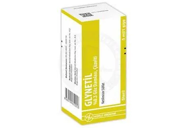 GLYNETIL %0.3 GOZ DAMLASI, COZELTI (netilmisin sülfat -oftalmik) ambalajı, göz damlası. Üretici: WORLD MEDICINE İLAÇ SAN. VE TİC. A.Ş.