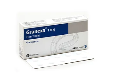 Granisetron içeren film kaplı tablet: GRANEXA 1 MG FILM KAPLI TABLET (10 TABLET) kutu fotoğrafı. Üretici: EİP ECZACIBAŞI İLAÇ PAZARLAMA A.Ş.