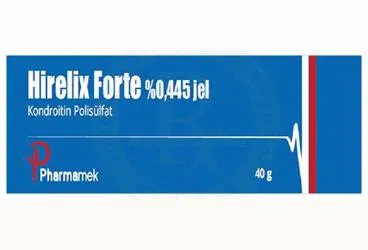 HIRELIX FORTE %0,445 JEL (40 G) ürün ambalajı, jel formunda heparinoid içerir. Üretici: LABDMED İLAÇ ARAŞTIRMA GELİŞTİRME SANAYİ VE TİCARET LİMİTED ŞİRKETİ.