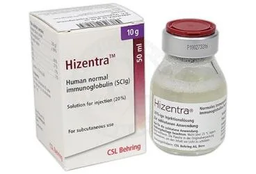HIZENTRA 10 G/50 ML S.C. UYGULAMA ICIN ENJEKSIYONLUK COZELTI (1 FLAKON) kutu fotoğrafı. Immünglobülin içeren çözelti. Üretici: CSL BEHRİNG BİYOTERAPİ İLAÇ DIŞ TİCARET ANONİM ŞİRKETİ.
