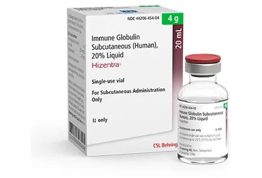 HIZENTRA 4 G/20 ML S.C. UYGULAMA ICIN ENJEKSIYONLUK COZELTI (1 FLAKON) kutusu, çözelti formunda immünglobülin içerir. Üretici: CSL BEHRİNG BİYOTERAPİ İLAÇ DIŞ TİCARET ANONİM ŞİRKETİ.