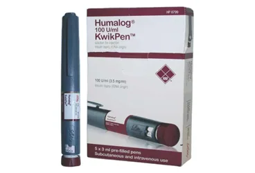 HUMALOG KWIKPEN 100IU/ML SC KULLANIMA HAZIR COZELTI ICEREN ENJEKSIYON KALEMI (5 ENJEKSIYON KALEMI) kutu fotoğrafı. Insülin lispro -hızlı içeren çözelti. Üretici: LİLLY İLAÇ TİCARET LİMİTED ŞİRKETİ.