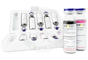 HYMNOX 100 MCG/ML ENJEKSIYONLUK COZELTI ICIN TOZ VE COZUCU (DEVAM) VESPULA kutu fotoğrafı. Allerjen ekstratı içeren çözelti. Üretici: ROXALL MEDİCİNE İLAÇ İTHALAT İHRACAT SANAYİ VE TİCARET LİMİTED ŞİRKETİ.
