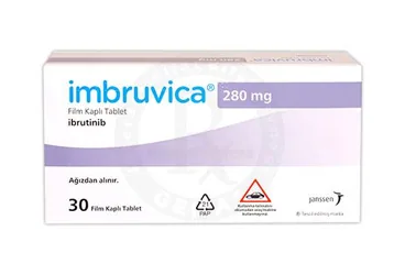 IMBRUVICA 280 MG MG FILM KAPLI TABLET (30 ADET) (ibrutinib) kutu fotoğrafı, film kaplı tablet. Üretici: JOHNSON AND JOHNSON SIHHİ MALZEME SANAYİ VE TİCARET LİMİTED ŞİRKETİ.