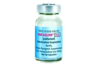 Sürfaktan içeren süspansiyon: INFASURF 35 MG/ML INTRATRAKEAL SUSPANSIYON 3 ML kutusu. Üretici: FARMA-TEK İLAÇ SANAYİ VE TİCARET A.Ş.