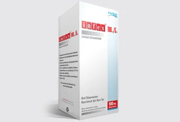 Sefpodoksim içeren oral süspansiyon: INFEX 100 MG/5 ML ORAL SUSPANSIYON HAZIRLAMAK ICIN KURU TOZ 100 ML kutu fotoğrafı. Üretici: CELTİS İLAÇ SANAYİ VE TİCARET ANONİM ŞİRKETİ.