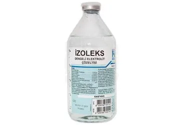 Kalsiyum klorur + magnezyum klorur + potasyum klorur + sodyum asetat trihidrat + sodyum klorur + sodyum sitrat dihidrat içeren IZOLEKS DENGELI ELEKTROLIT BIOSEL SOL 500 ML SETLI SISE ambalajı. Üretici: OSEL İLAÇ SANAYİ VE TİCARET ANONİM ŞİRKETİ.