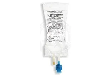 Sodyum klorur içeren çözelti: IZOTONIK SODYUM KLORUR COZELTISI 1000 ML (MEDIFLEKS SETLI) ambalajı. Üretici: KOÇAK FARMA İLAÇ VE KİMYA SANAYİ A.Ş.