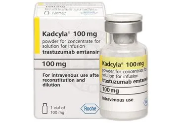 KADCYLA 100 MG IV INF. COZELTI KONSANTRESI ICIN TOZ ICEREN FLAKON (trastuzumab) ürün ambalajı, çözelti. Üretici: ROCHE MÜSTAHZARLARI SANAYİ ANONİM ŞİRKETİ.