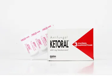 KETORAL 400 MG VAJINAL SUPOZITUVAR (3 SUPOZITUVAR) (ketokonazol -vajinal) kutusu, supozituvar. Üretici: BİLİM İLAÇ SANAYİİ VE TİCARET A.Ş.