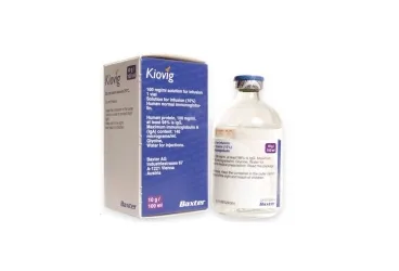 KIOVIG 10 GR/100 ML IV INFUZYON/SC KULLANIM ICIN COZELTI ICEREN FLAKON kutu fotoğrafı. Immünglobülin içeren çözelti. Üretici: TAKEDA İLAÇ SAĞLIK SANAYİ TİCARET LTD.ŞTİ.