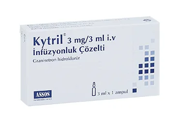 KYTRIL 3 MG 1 AMPUL (granisetron) kutusu, ampul. Üretici: ASSOS İLAÇ KİMYA GIDA ÜRÜNLERİ ÜRETİM VE TİC. A.Ş.