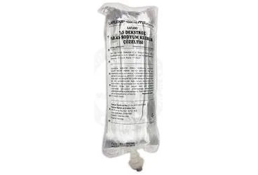 LAFLEKS %5 DEKSTROZ %0.45 SODYUM KLORUR COZELTISI (1000 ML SETSIZ) (dekstroz + sodyum klorur) kutu fotoğrafı, çözelti. Üretici: HAVER TRAKYA İLAÇ SANAYİ VE TİCARET ANONİM ŞİRKETİ.