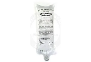 LAFLEKS LAKTATLI RINGER SOLUSYONU 1000 ML (SETLI) ürün ambalajı. Kalsiyum klorur + potasyum klorur + sodyum klorur + sodyum laktat içeren solüsyon. Üretici: HAVER TRAKYA İLAÇ SANAYİ VE TİCARET ANONİM ŞİRKETİ.