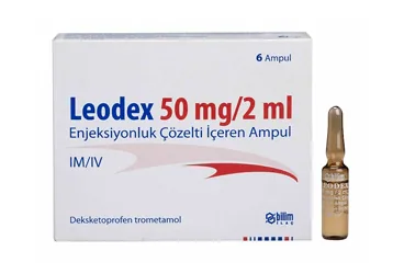 LEODEX 50 MG/2 ML ENJEKSIYONLUK COZELTI ICEREN AMPUL, 10 ADET (deksketoprofen trometamol) ambalajı, çözelti. Üretici: BİLİM İLAÇ SAN. VE TİC. A.Ş.