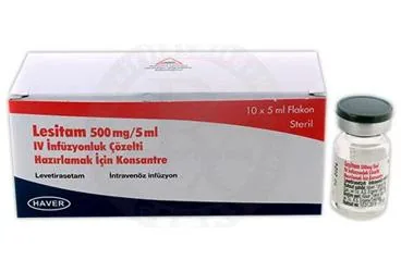 LESITAM 500 MG/ 5 ML INFUZYONLUK COZELTI HAZIRLAMAK ICIN KONSANTRE 10 FLAKON (levetirasetam) kutusu, çözelti. Üretici: HAVER TRAKYA İLAÇ SANAYİ VE TİCARET ANONİM ŞİRKETİ.