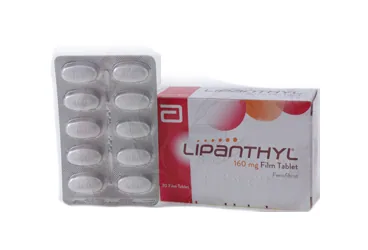 LIPANTHYL 160 MG 30 FILM TABLET ürün ambalajı, film kaplı tablet formunda fenofibrat içerir. Üretici: ABBOTT LABORATUARLARI İTHALAT İHRACAT VE TİCARET LİMİTED ŞİRKETİ.