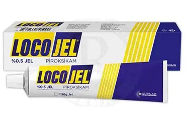 LOCOJEL %0,5 JEL (50 GR) (piroksikam -topikal) ambalajı, jel. Üretici: İNTRALİNE İLAÇ SAĞLIK HİZMETLERİ İTHALAT İHRACAT SANAYİ VE TİCARET ANONİM ŞİRKETİ.