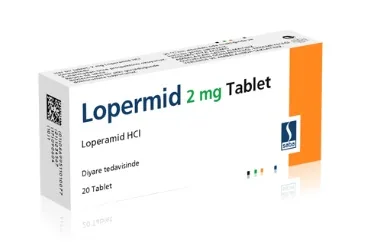 LOPERMID 2 MG 20 TABLET (loperamid hcl) kutusu, tablet. Üretici: SABA İLAÇ SANAYİİ VE TİCARET ANONİM ŞİRKETİ.