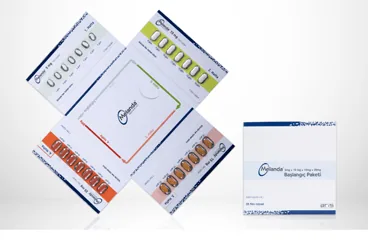 MELANDA 5 MG + 10 MG + 15 MG +20 MG BASLANGIC PAKETI ürün ambalajı. Etkin maddesi memantin. Üretici: ALİ RAİF İLAÇ SANAYİ A.Ş.