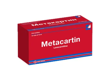 METACARTIN 2G/10ML ORAL COZELTI ICEREN 10 FLAKON (karnitin) ürün ambalajı, çözelti. Üretici: WORLD MEDICINE İLAÇ SAN. VE TİC. A.Ş.