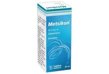 METSIKON 69,19 MG/ML SUSPANSIYON (30 ML) kutu fotoğrafı. Simetikon içeren süspansiyon. Üretici: LUMİNA HEALTHCARE SAĞLIK İLAÇ SANAYİ VE TİCARET LİMİTED ŞİRKETİ.