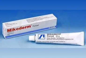 MIKODERM %1 MERHEM ambalajı, merhem formunda tolnaftat içerir. Üretici: ADEKA İLAÇ SANAYİ VE TİCARET A.Ş.