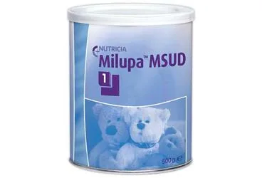 Protein+karbonhidrat+yag+vit+mineral+eser element içeren MILUPA MSUD 1 500 G kutu fotoğrafı. Üretici: NUMIL GIDA ÜRÜNLERİ SANAYİ VE TİCARET A.Ş.