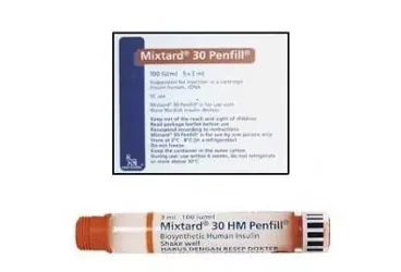 Insülin human -hızlı orta etkili kombine içeren MIXTARD 30 HM 100 IU 5X3 ML 5 KARTUŞ kutu fotoğrafı. Üretici: NOVO NORDISK SAĞLIK ÜRÜNLERİ TİCARET LİMİTED ŞİRKETİ.