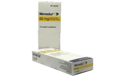 MONODUR 60 MG UZATILMIS ETKILI ( DURULES ) TABLET (30 TABLET) (isosorbid-5-mononitrat) kutusu, tablet. Üretici: SANOFİ SAĞLIK ÜRÜNLERİ LTD. ŞTİ.
