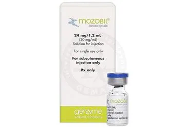 MOZOBIL 20 MG/ML ENJ.COZELTI ICEREN 1 FLAKON ambalajı, çözelti formunda pleriksafor içerir. Üretici: SANOFİ SAĞLIK ÜRÜNLERİ LTD. ŞTİ.