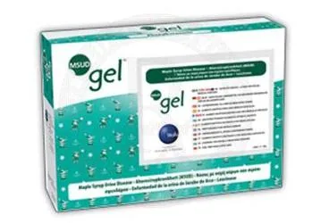 MSUD GEL 720 G SASE (enteral beslenme) kutusu, saşe. Üretici: NESTLE TÜRKİYE GIDA SANAYİ ANONİM ŞİRKETİ.