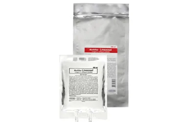 MULTIFLEX LINEZOSEL 2MG/ML I.V. INFUZYON COZELTISI ambalajı, çözelti formunda linezolid içerir. Üretici: HAVER FARMA İLAÇ ANONİM ŞİRKETİ.