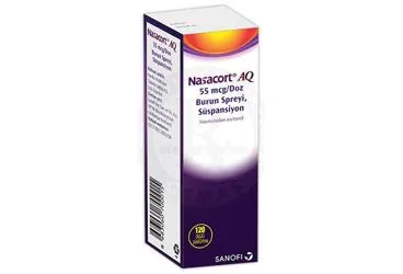 NASACORT AQ 55 MCG/DOZ BURUN SPREYI, SUSPANSIYON (triamsinolon asetonat -nazal) kutusu, nazal sprey. Üretici: OPELLA HEALTHCARE TÜKETİCİ SAĞLIĞI ANONİM ŞİRKETİ.