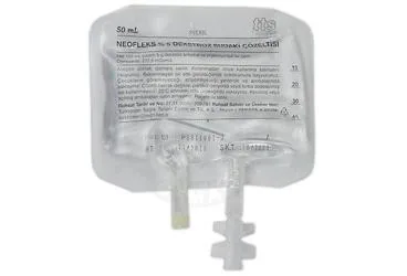 NEOFLEKS %5 DEKSTROZ SUDAKI COZELTISI 50 ML PP TORBA SETLI (dekstroz) kutusu, çözelti. Üretici: TURKTIPSAN SAĞLIK TURİZM EĞİTİM VE TİCARET A.Ş.