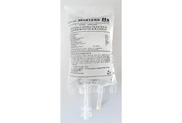 NEOFLEKS IZOPLEN S DENGELI ELEKTROLIT ICEREN INFUZYON ICIN COZELTI 1000 ML SETLI ürün ambalajı. Serum içeren çözelti. Üretici: TURKTIPSAN SAĞLIK TURİZM EĞİTİM VE TİCARET A.Ş.