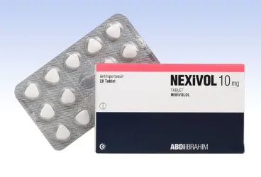 NEXIVOL 10 MG 28 TABLET (nebivolol hcl) kutu fotoğrafı, tablet. Üretici: ABDİ İBRAHİM İLAÇ SANAYİ VE TİCARET A.Ş.