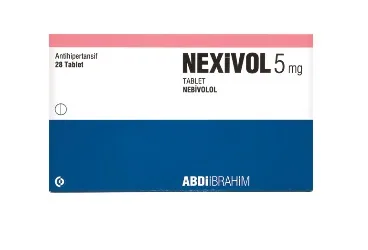 NEXIVOL 5 MG 28 TABLET (nebivolol hcl) kutu fotoğrafı, tablet. Üretici: ABDİ İBRAHİM İLAÇ SANAYİ VE TİCARET A.Ş.