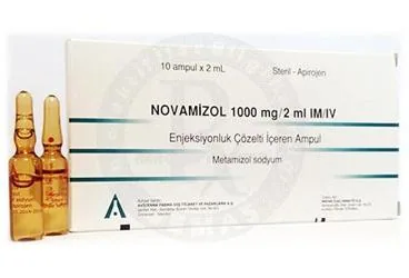 NOVAMIZOL 1000 MG/2 ML IM/IV ENJEKSIYON ICIN COZELTI ICEREN 10 AMPUL kutusu, çözelti formunda metamizol sodyum içerir. Üretici: TÜM - EKİP İLAÇ A.Ş.