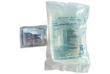 NUTRINEAL PERITON DIYALIZ COZELTISI (2000 ML CIFTLI TORBA, MINI KAPAKLI) kutu fotoğrafı, çözelti formunda peritonal diyaliz solusyonu içerir. Üretici: BAXTER TURKEY RENAL HİZMETLER ANONİM ŞİRKETİ.