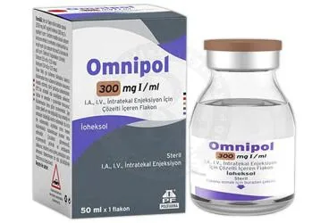 OMNIPOL 300 MG/ML IA,IV INTRATEKAL ENJ. ICIN COZELTI ICEREN FLAKON 50 ML (ioheksol) kutusu, çözelti. Üretici: POLİFARMA İLAÇ SAN. VE TİC. A.Ş.