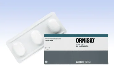 ORNISID 500 MG 3 VAJİNAL TABLET kutu fotoğrafı, tablet formunda ornidazol -vajinal içerir. Üretici: ABDİ İBRAHİM İLAÇ SANAYİ VE TİCARET A.Ş.
