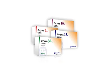 ORYVA 15 MG 28 TABLET ürün ambalajı, tablet formunda aripiprazol içerir. Üretici: GENSENTA İLAÇ SANAYİ VE TİCARET ANONİM ŞİRKETİ.