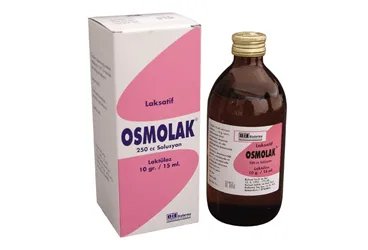 Laktuloz içeren çözelti: OSMOLAK 667 MG/ML COZELTI, 250 ML ürün ambalajı. Üretici: BİOFARMA İLAÇ SANAYİ VE TİCARET A.Ş.